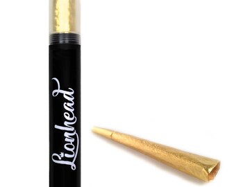 24K Gold King Cone Pre-Rolled Paper - Lionhead