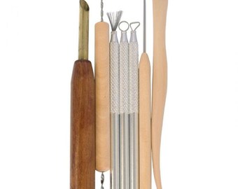 Pottery hand tools clay shaping utensils