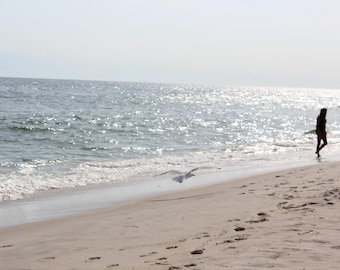 Walking The Shore - Beach Photography