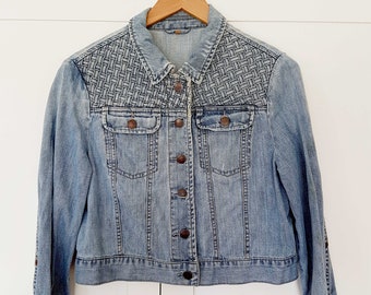 Vintage Stressed Denim Jacket
