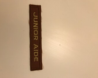 Junior Aid Girl Scout Uniform Patch