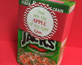 Valentine Labels - You are the apple of my eye! 2" Circle