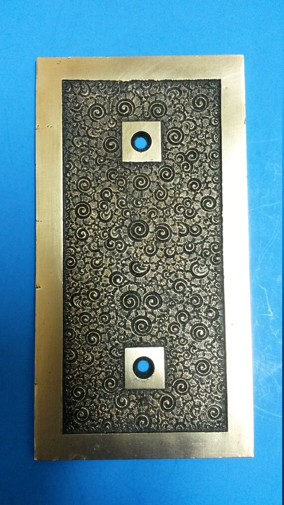 Antique Door Plate Hinge or Hole Cover or Push Plate Cast