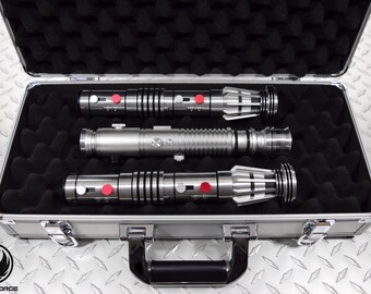 SaberForge All Metal Saber Carrying Case w/ Foam Lining. Also works with jedi or sith star wars LED lightsabers.
