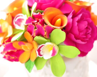 MADE TO ORDER - Custom Clay Cake Toppers