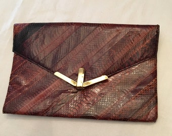 Robert Bestien Snakeskin Clutch