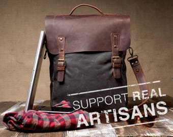 Waxed Canvas Backpack