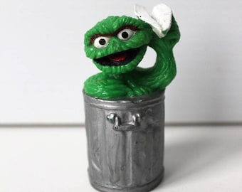 Sesame Street Oscar the Grouch Figure or Cake Topper