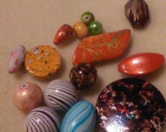 1 oz mixed lot of acrylic beads, bead destash, bead soup, assorted acrylic beads, DIY Crafts, quality acrylic beads