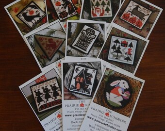 Mini Card Set E (Black Crow) by The Prairie Schooler