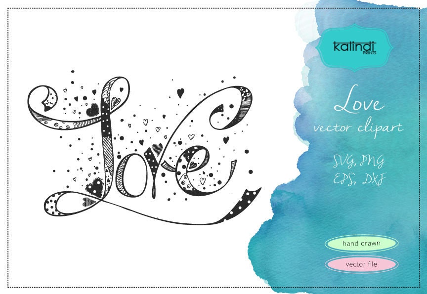Download Love word Mandala svg Love vector clipart Valentine mandala