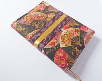 A5 'Kimono' Planner Cover, Diary, Journal, Notebook Cover, Removable Fabric Cover, Fits Hobonichi Cousin, Japanese Cotton Fabric, UK Seller
