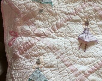 Vintage Ballerina Quilt