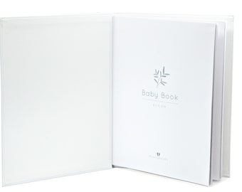 Modern Baby Book - BLOOM, Baby Memory Book, Baby Shower Gift, Baby Gift, Baby Album, Keepsake Baby Book, Gender Neutral, Baby Journal,