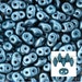 Pearl Coat Steel Blue SuperDuo Two Hole 2x5mm Czech Glass Bead (7.5 grams) SD-25033