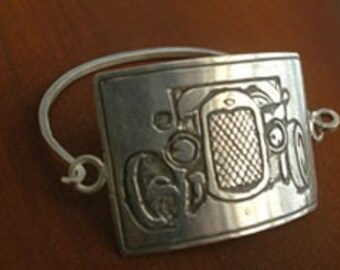Roadster Tension Bracelet in Sterling Silver