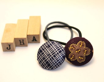 Children/Everyday/Girls - Fabric covered button hair tie