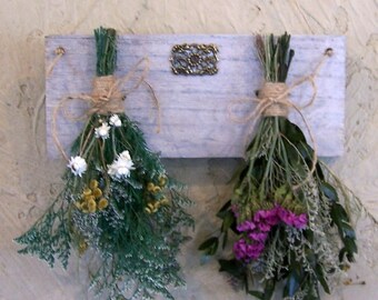 Dried flower rack, drying rack, dried flower arrangement, country decor, farmhouse decor