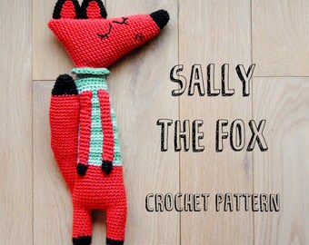CROCHET PATTERN - Sally the fox amigurumi