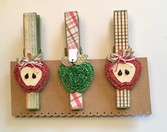 Decorated Clothespin Magnets