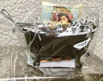 Mini Bathtub Soap Dish with Soap