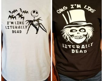 Literally Dead - Jack Skellington / Haunted Mansion Hatbox Ghost