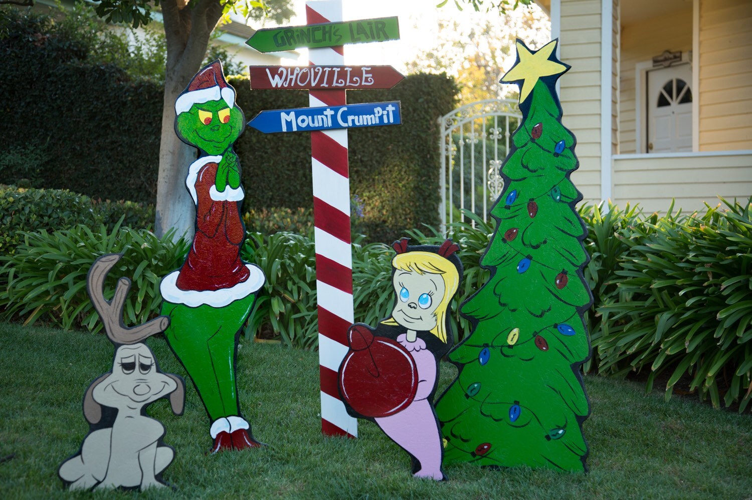 The Grinch Christmas Yard Display