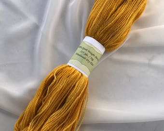 325 yds Hand Dyed Merino 50g Sport Weight Yarn - "Golden Haze"