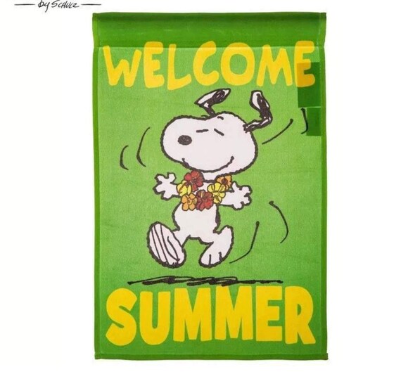 Items similar to Snoopy Garden Flag/ Summer Garden Flag/ Summer Snoopy