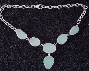 Statement Necklace- Seafoam