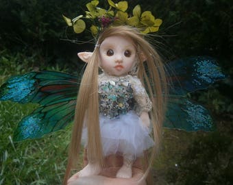 elf fairy princess fairy figure woodland fairy ooak forest fairy