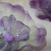 Purple and lime,vintage 50s-60s,veiling flower,Flower made in sheer,Millinery flower,Vintage green and purple adornment,corsage flower