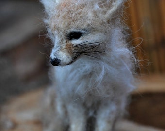 Needle Felted Animal. Fennec Fox