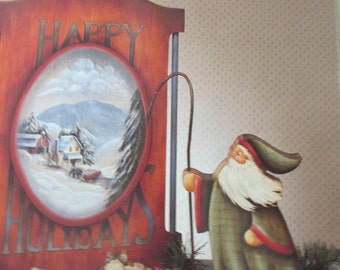 K Vintage Tole painting " Expressions of Christmas" 1990 used booklet 40 pages