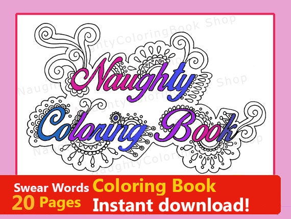 Printable Naughty Coloring Book Printable Gifts Adult Printable Naughty Coloring Book Printable Gifts Adult
