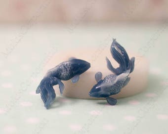 Pendant silicone mold, Cabochon mold, Resin mold, Polymer clay mold, Fish mold, Sea mold, Food safe mold, Chocolate mold, DIY mold Fondant