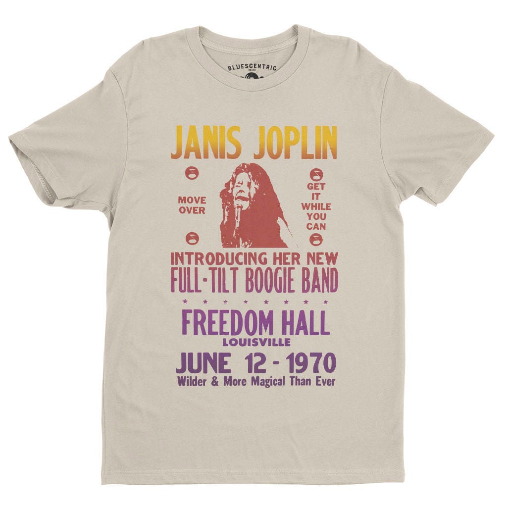 janis joplin concert t shirt