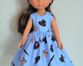 Handmade Doll Clothes Dress fits 13" Corolle Les Cheries Dolls Handcraft 3