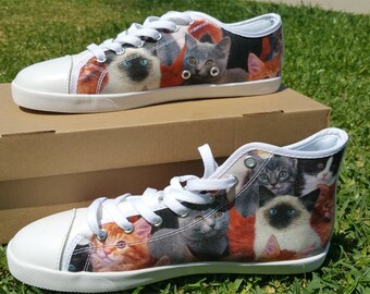 Chaton chat personnalisé haut Top chaussures