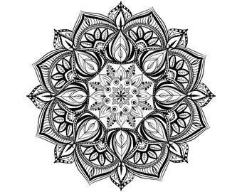 Free Free 338 Lotus Flower Mandala Svg SVG PNG EPS DXF File