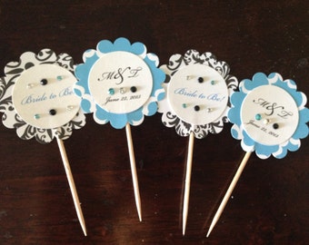 Breakfast at Tiffany's Cupcake Toppers