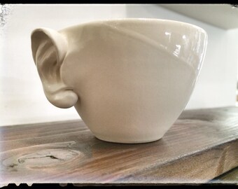 Cappuccino Cup or tea with ears