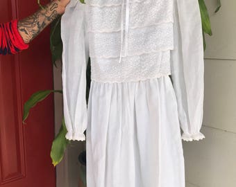 REDUCED PRICE! Vintage Boho Lace Dress