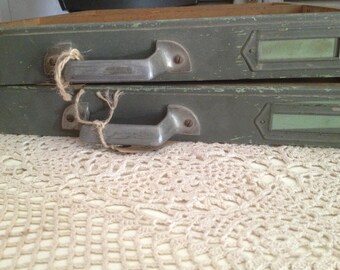 English printer drawer, typography,, letterpress printing, Industrial Decor, Vintage Shadowbox, letterpress drawer, Italian printers's