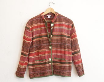Ethnic textured Jacket