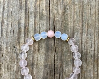 Light Pink Beaded Bracelet