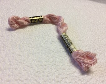 Size 5 pink 818 DMC Pearl cotton