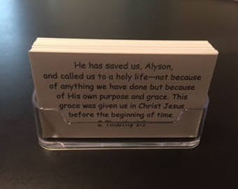 SALVATION Personalized Scripture Cards