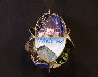 The Who Band Album Cover Ornament Made Of Record Jackets: Roger Daltrey Pete Townshend