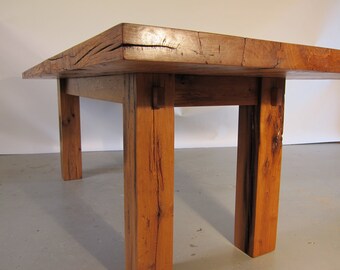 Reclaimed White Oak Dining Table